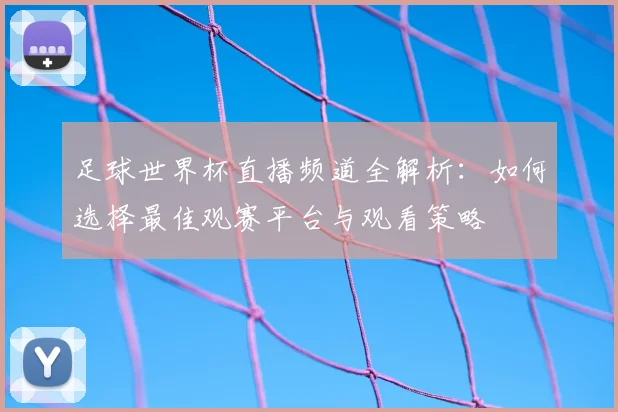 足球世界杯直播频道全解析:如何选择最佳观赛平台与观看策略